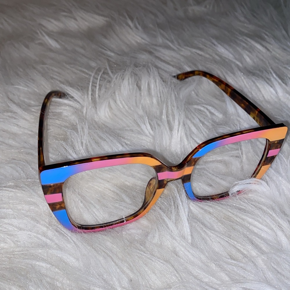 Vintage Anti Blue Light Optical Cat Eye Sexy Ladies Glasses Women Luxury Brand - Picture 4 of 8
